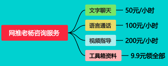 网推老杨咨询服务收费标准