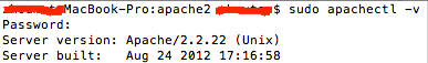 Mac OS X中如何配置Apache
